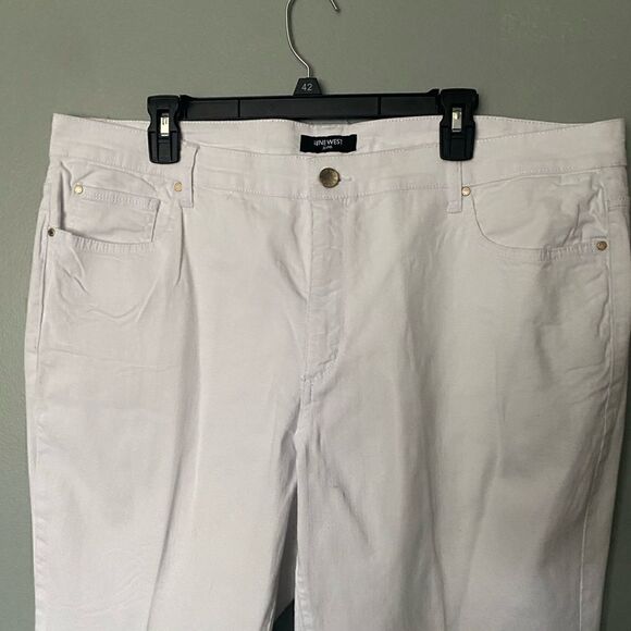 Nine West White Straight leg Size 20W denim jeans - Picture 2 of 9